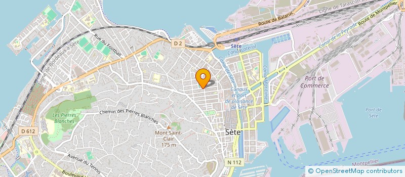 localisation de l'entreprise UN AENIME COLLECTIVE à SETE