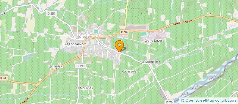 localisation de l'entreprise UN AIR DE FAMILLE  TULETTE