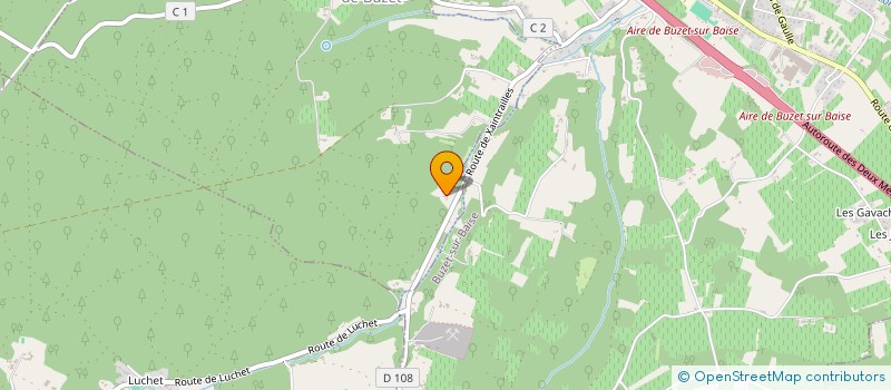 localisation de l'entreprise UN AIR DE FAMILLE  SAINT-PIERRE-DE-BUZET