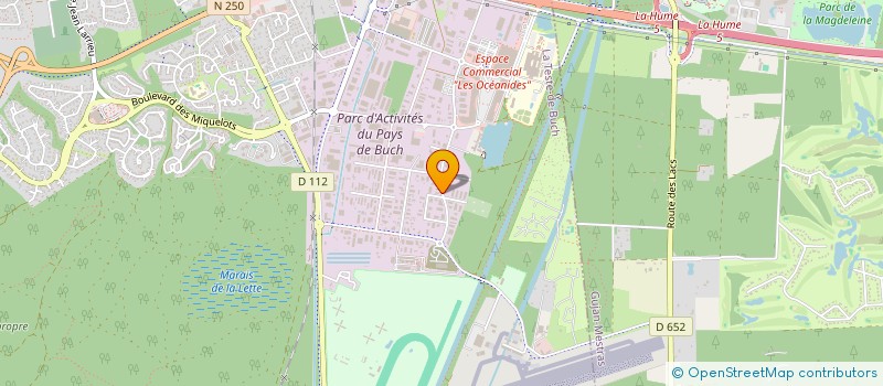 localisation de l'entreprise UN AIR DE FAMILLE  LA TESTE-DE-BUCH