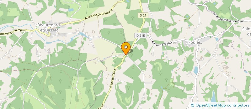 localisation de l'entreprise UN AIR DE FAMILLE  FOULEIX