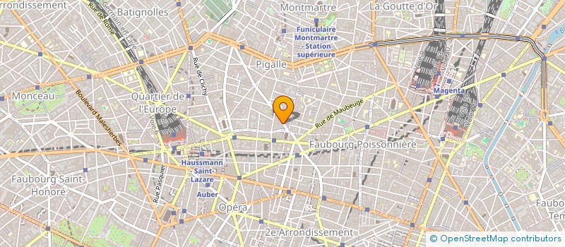 localisation de l'entreprise UN AIR DE FETES S.A.R.L.  PARIS