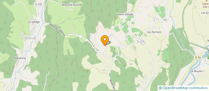 localisation de l'entreprise UN AIR DE PLUS  SUZE