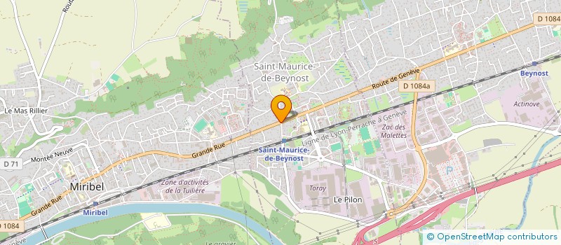 localisation de l'entreprise UN AIR DE PROVENCE  SAINT-MAURICE-DE-BEYNOST