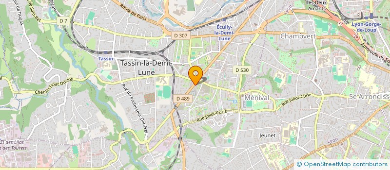 localisation de l'entreprise UN AIR DE RENOUVEAU à TASSIN-LA-DEMI-LUNE