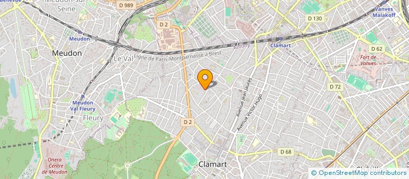 localisation de l'entreprise UN AIR DE TERRE à CLAMART