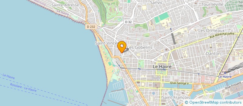 localisation de l'entreprise UN AMICALE CLUB PORTE OCEANE à LE HAVRE