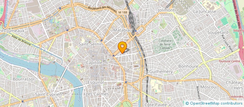 localisation de l'entreprise UN AMOUR D'ONGLE à TOULOUSE