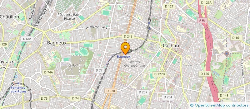 localisation de l'entreprise UN AMOUR DE PATISSERIE CACHAN  CACHAN