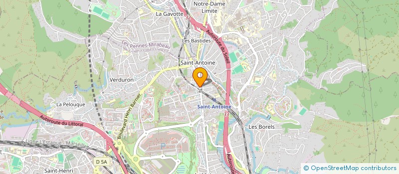 localisation de l'entreprise UN ANGE EN PLUS à MARSEILLE