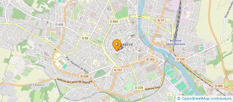 localisation de l'entreprise UN ANNIVERSAIRE POUR TOUS à AUXERRE