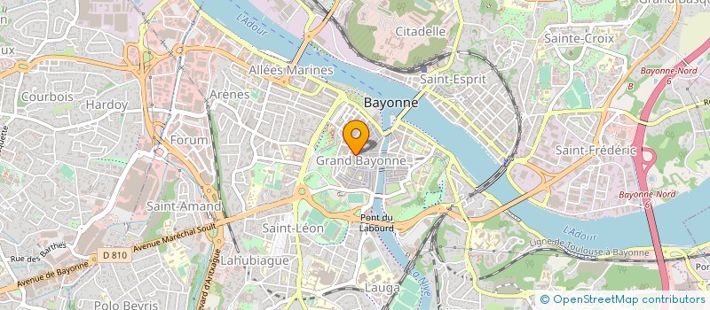 localisation de l'entreprise UN APPART EN VILLE à BAYONNE
