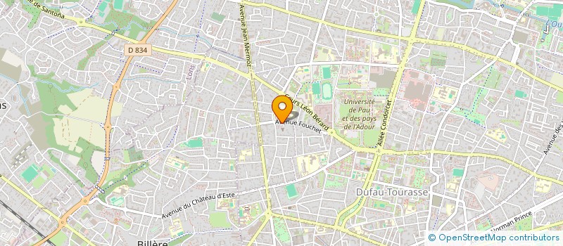 localisation de l'entreprise UN ARC EN CIEL DANS LA TETE à PAU