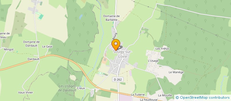 localisation de l'entreprise UN ARC EN CIEL POUR ROMANE  SOUGY-SUR-LOIRE