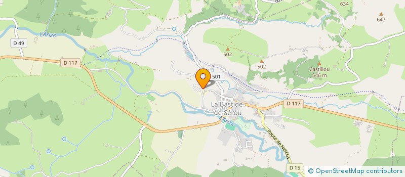 localisation de l'entreprise UN ATELIER A SOI à LA BASTIDE-DE-SEROU