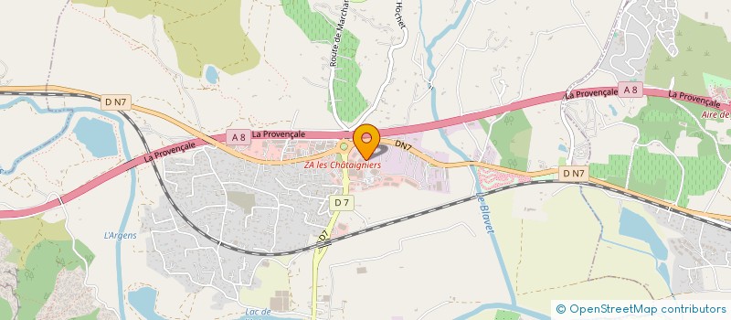 localisation de l'entreprise UN AUTRE ANGLE à ROQUEBRUNE-SUR-ARGENS