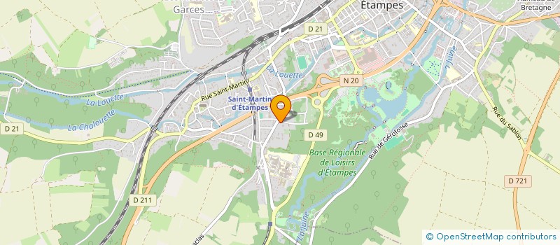 localisation de l'entreprise UN AUTRE AVENIR POUR ETAMPES  ETAMPES