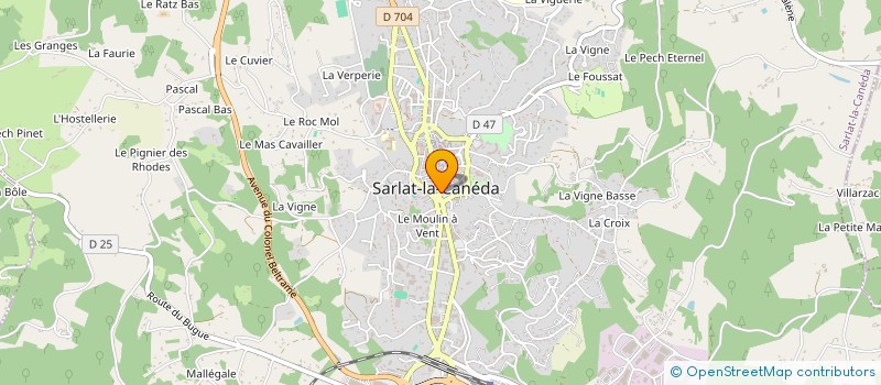 localisation de l'entreprise UN AUTRE MONDE à SARLAT-LA-CANEDA