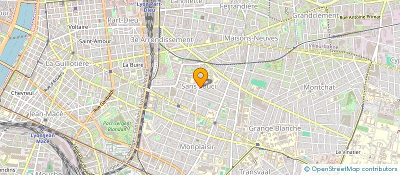 localisation de l'entreprise UN AUTRE MONDE  LYON