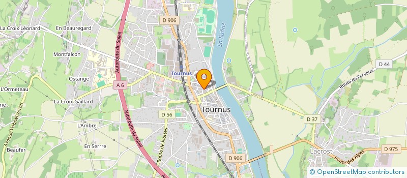 localisation de l'entreprise UN AUTRE MONDE à TOURNUS