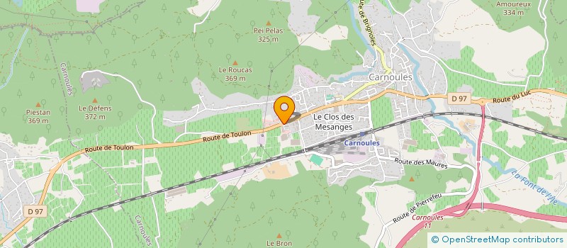 localisation de l'entreprise UN AUTRE MONDE à CARNOULES