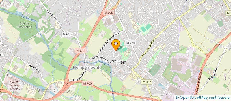 localisation de l'entreprise UN AUTRE MONDE à HEM