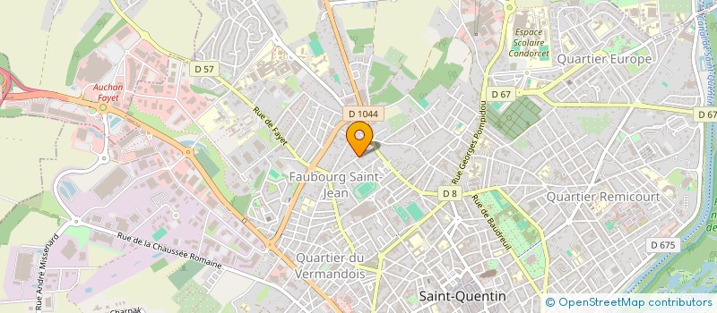 localisation de l'entreprise UN AUTRE REGARD à SAINT-QUENTIN
