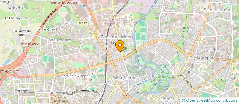 localisation de l'entreprise UN AUTRE RHEGARD  GEVEZE