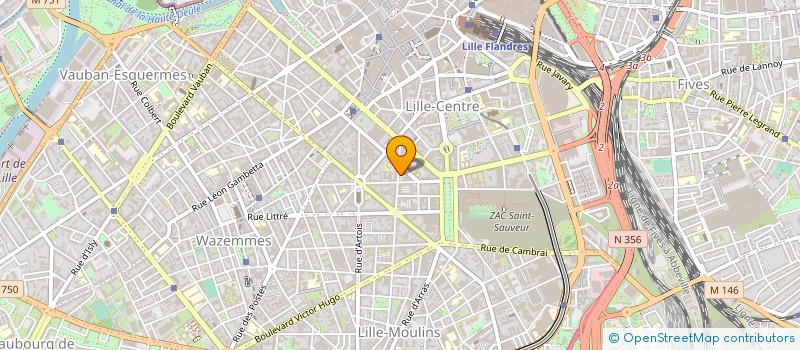localisation de l'entreprise UN AUTRE SOUFFLE à LILLE