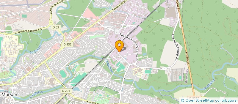 localisation de l'entreprise UN AVENIR APRES LE TRAVAIL EN AQUITAINE à MONT-DE-MARSAN