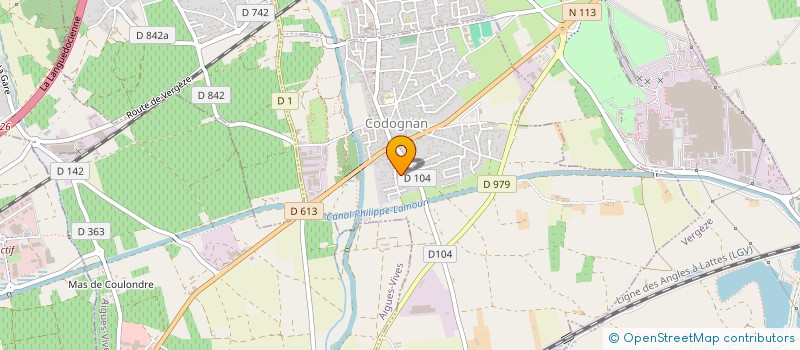 localisation de l'entreprise UN AVENIR BRILLANT FRANCE  CODOGNAN