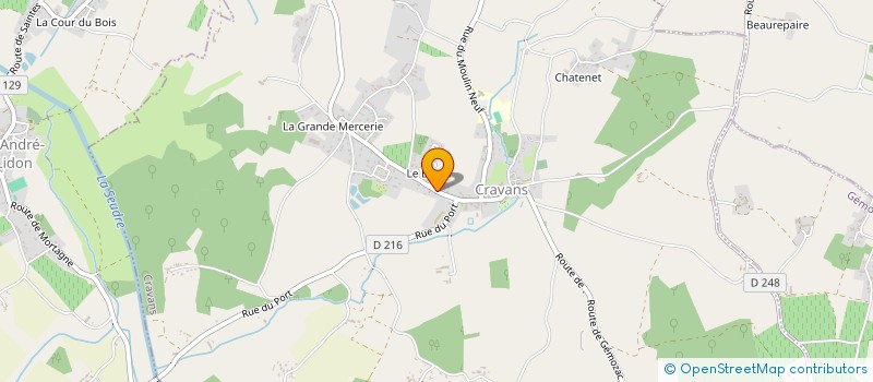 localisation de l'entreprise UN AVENIR POUR KESSY  CRAVANS