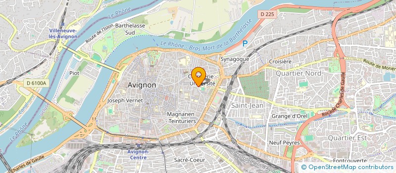 localisation de l'entreprise UN BATEAU POUR TOUS à AVIGNON