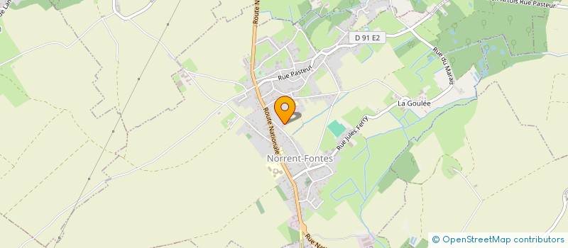 localisation de l'entreprise UN BEAU DIMANCHE DE JUIN  NORRENT-FONTES