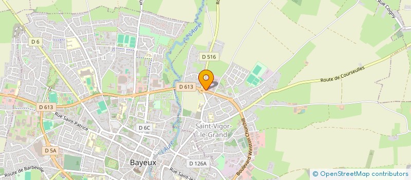 localisation de l'entreprise UN BEAU VELO à SAINT-VIGOR-LE-GRAND