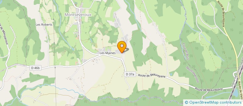 localisation de l'entreprise UN BIEN RENOVEZ  MONTSEVEROUX