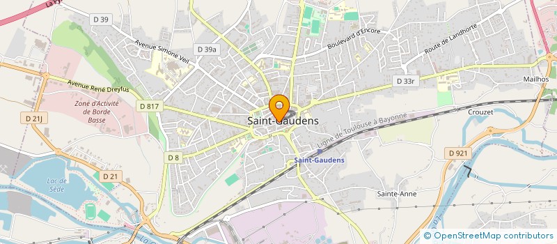 localisation de l'entreprise UN BIJOU à SAINT-GAUDENS