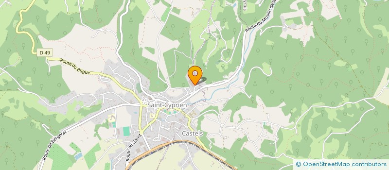 localisation de l'entreprise UN BOIS POUR TOUS  SAINT-CYPRIEN