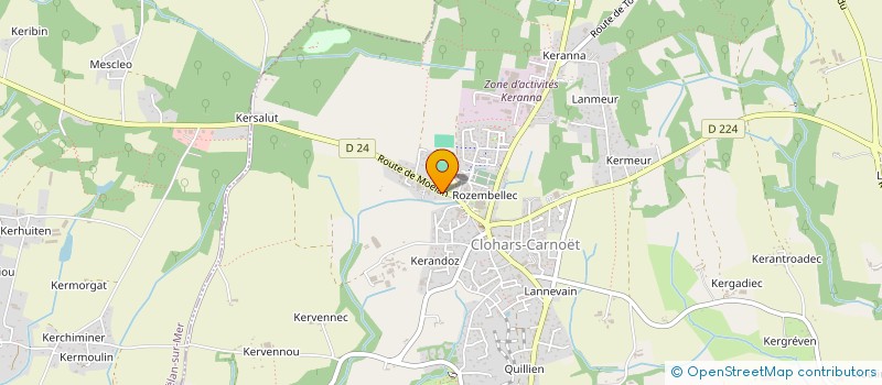 localisation de l'entreprise UN BOUCHON UN SOURIRE BREIZH 29  CLOHARS-CARNOET