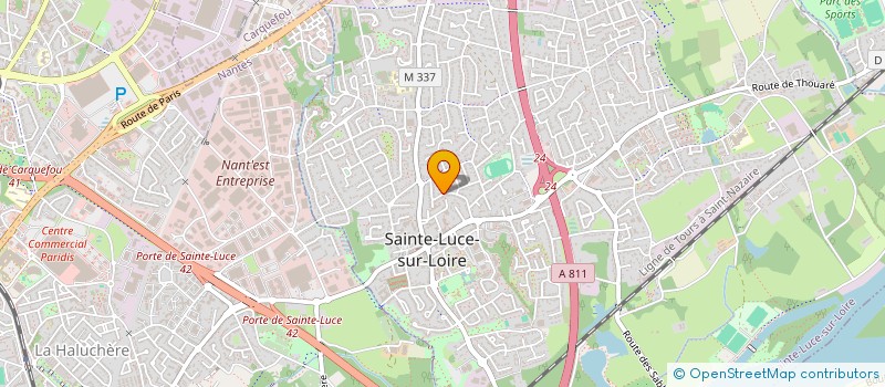 localisation de l'entreprise UN BOUT DE CHEMIN ENSEMBLE à SAINTE-LUCE-SUR-LOIRE