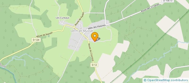 localisation de l'entreprise UN BRASSARD POUR ILANN  LERM-ET-MUSSET