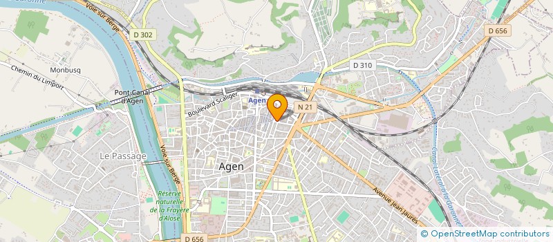 localisation de l'entreprise UN BRIN D'HERBE  AGEN