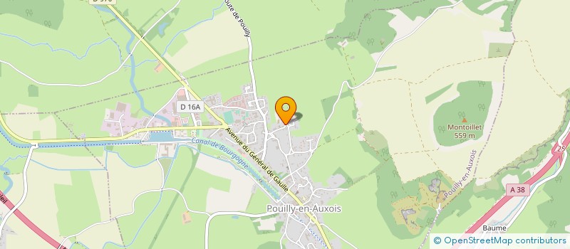 localisation de l'entreprise UN BRIN DE JARDIN  CREANCEY