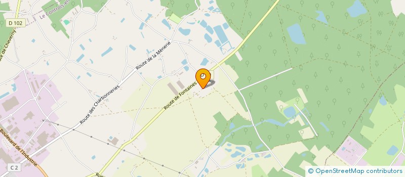 localisation de l'entreprise UN BRIN DE SOLOGNE  LE CONTROIS-EN-SOLOGNE