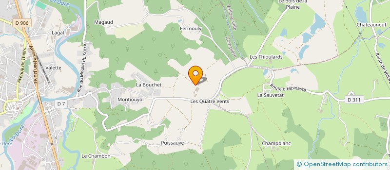localisation de l'entreprise UN BRIN DE TERROIR à COURPIERE
