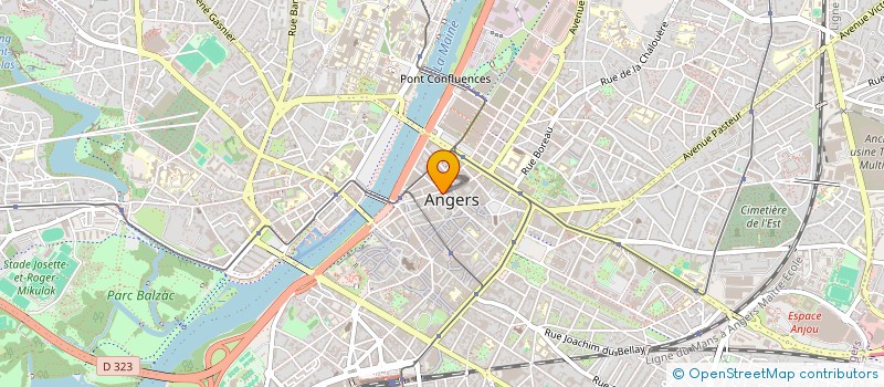 localisation de l'entreprise UN BRIN FOLK à ANGERS