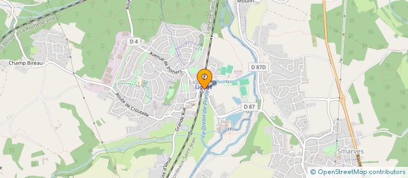 localisation de l'entreprise UN BRUIT DE GRELOT  LIGUGE