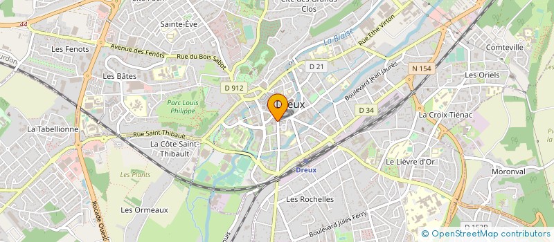 localisation de l'entreprise UN BRUN DE SOLEIL à DREUX