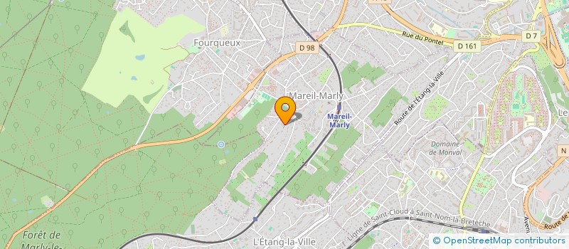 localisation de l'entreprise UN BUREAU DANS LA SERRE à MAREIL-MARLY