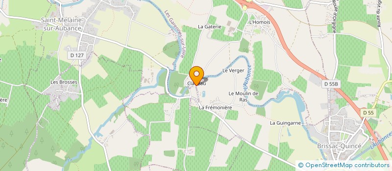 localisation de l'entreprise UN BUREAU SUR LA TERRE à LES GARENNES SUR LOIRE